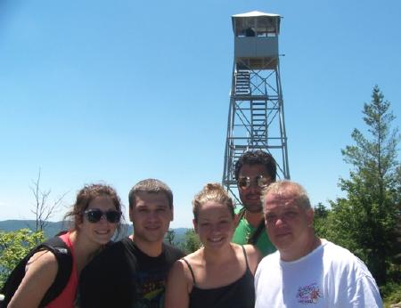 Bald Mountain Fire Tower Visitors