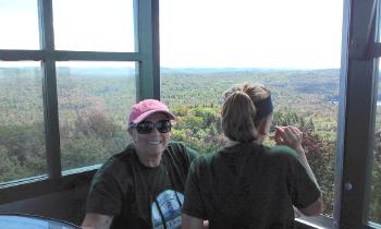 View from Stillwater Fire Tower - Town of Webb